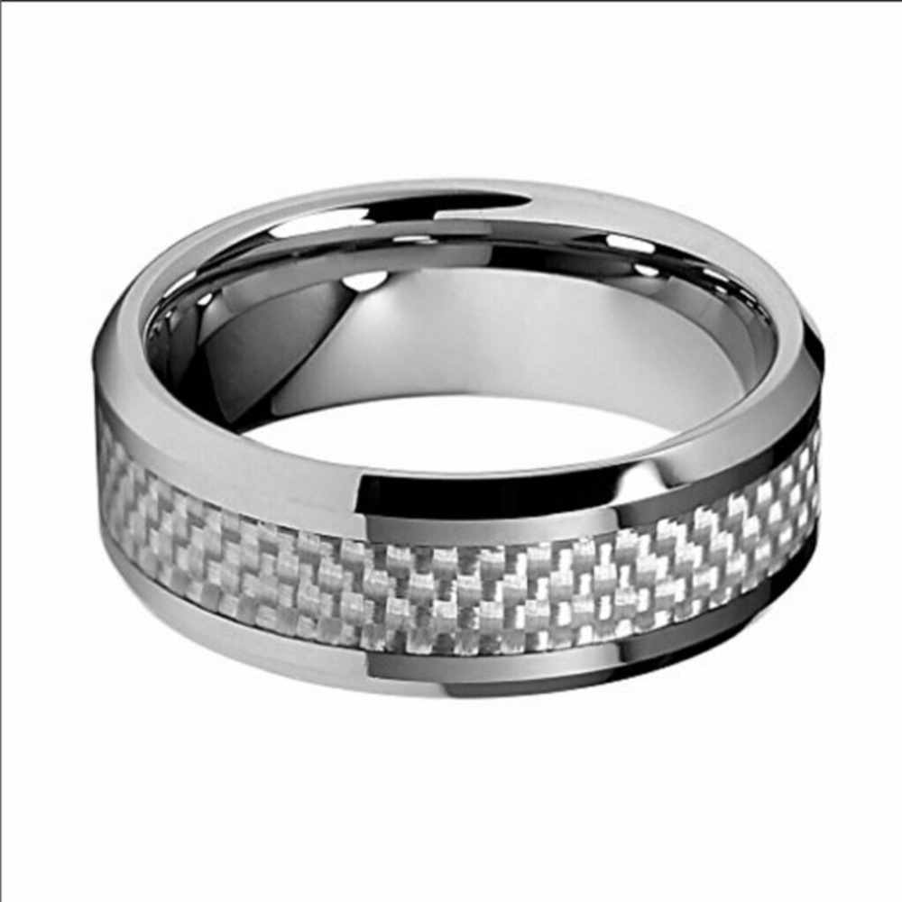 New 8mm Tungsten Wedding Band unisex Ring